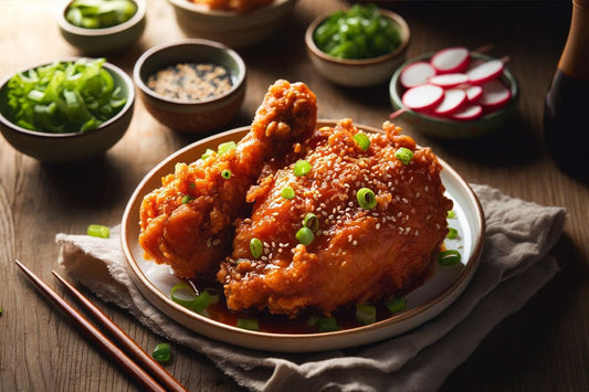 Poulet frit coréen de style Séoul croustillant
