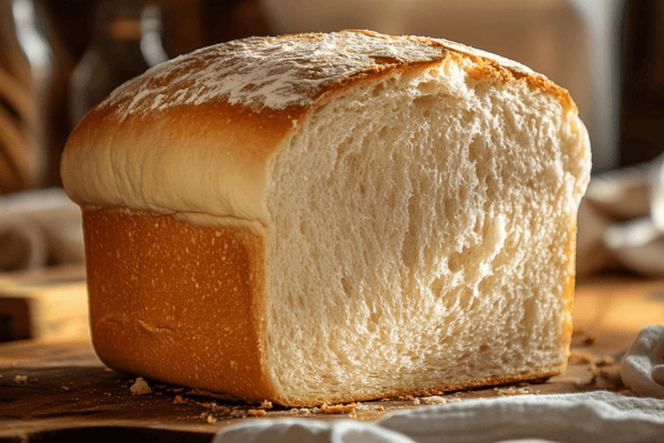 Soft and Fluffy White Bread Loaf for the Bread Machine