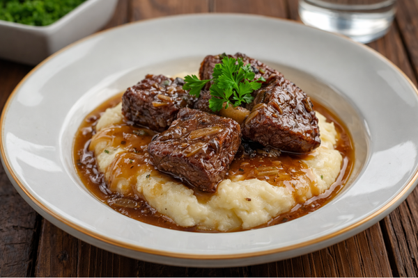 Tender Pan-Seared Cube Steak with Rich Onion Gravy