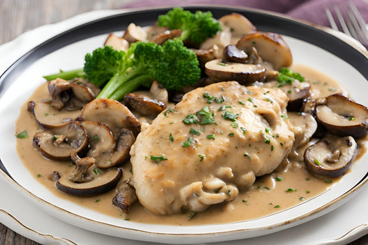 Poulet marsala avec sauce aux champignons