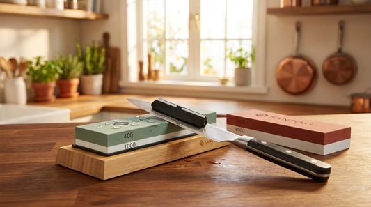 How to Use a Whetstone Angle Guide