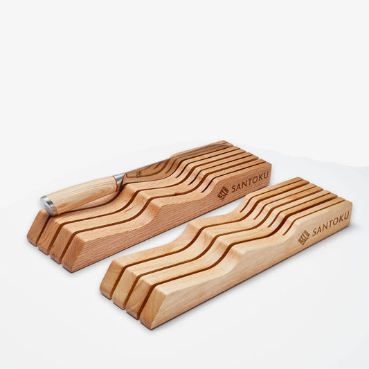 Dessin de couteau de cuisine | Organisateur en bois de table