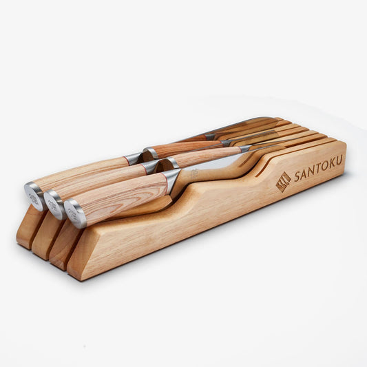 Dessin de couteau de cuisine | Organisateur en bois de table