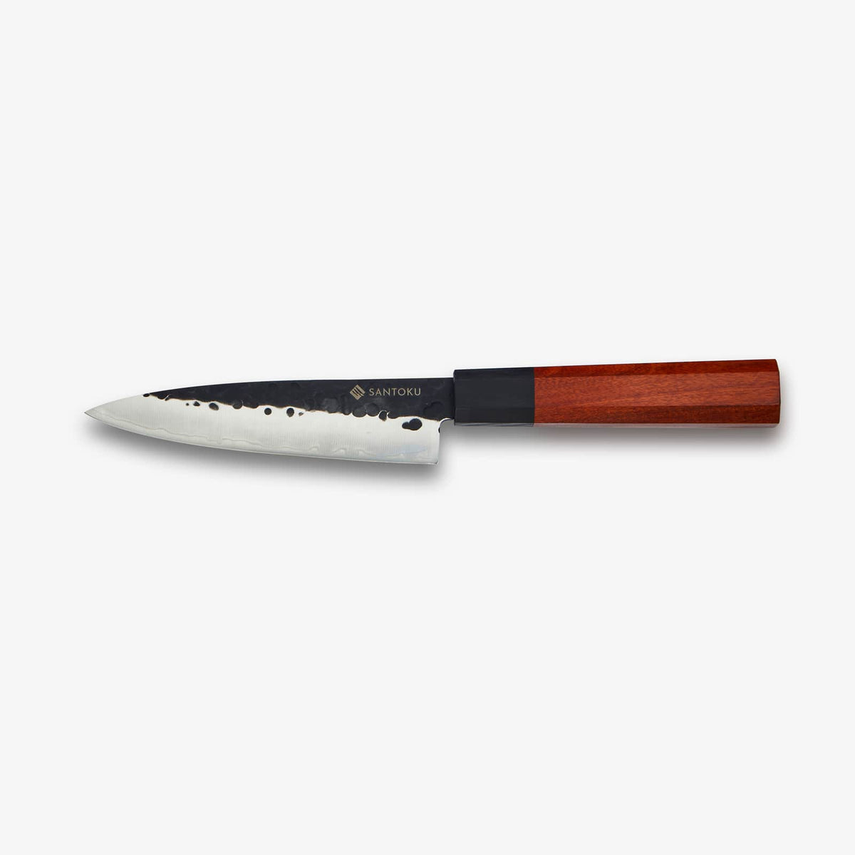 Série de couteaux Minato avec porte-couteau magnétique en bois d'acacia