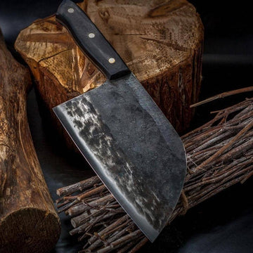 Nakiri / Chukabocho (なきり) Cleaver en acier Tang complet